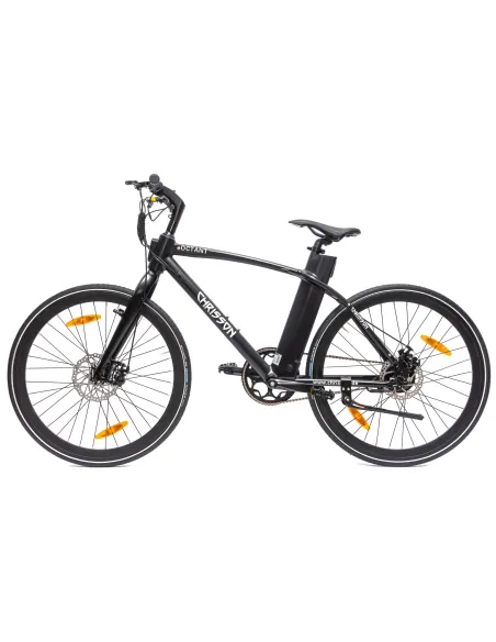 Rower Elektryczny Męski Trekkingowy Koła 28" LCD 250 W Tarcze Aluminium