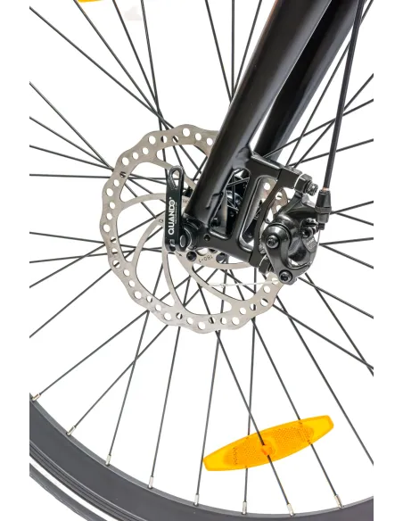 Rower Elektryczny Męski Trekkingowy Koła 28" LCD 250 W Tarcze Aluminium