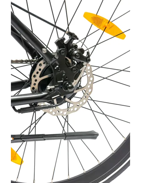 Rower Elektryczny Męski Trekkingowy Koła 28" LCD 250 W Tarcze Aluminium