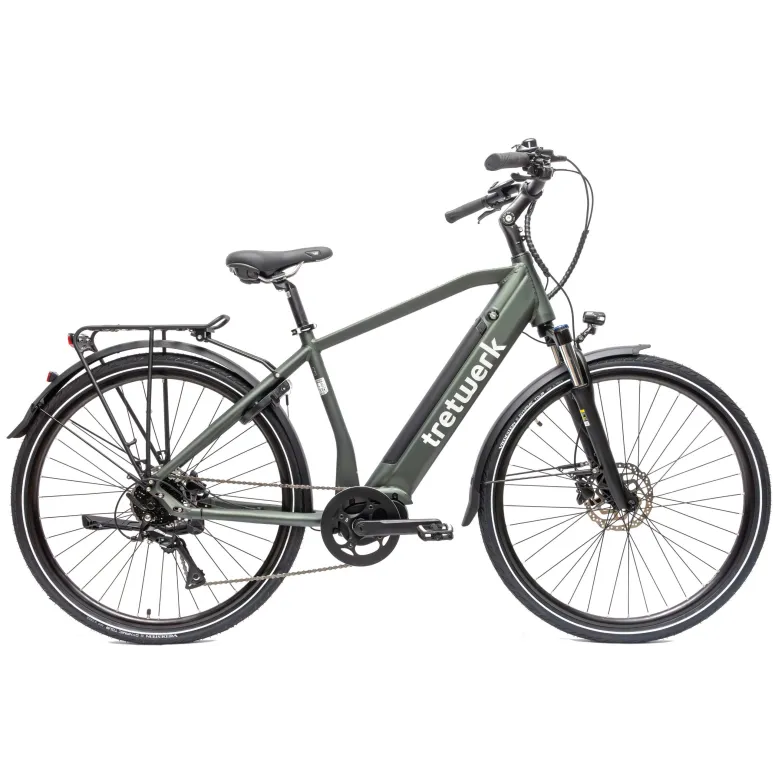 Rower Elektryczny Męski Trekkingowy 28" SHIMANO LCD 250 W Alu Hydraulika