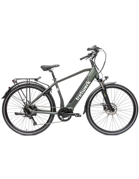 Rower Elektryczny Męski Trekkingowy 28" SHIMANO LCD 250 W Alu Hydraulika