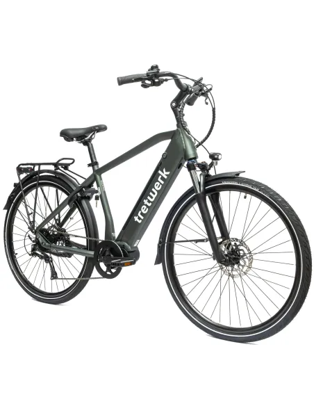 Rower Elektryczny Męski Trekkingowy 28" SHIMANO LCD 250 W Alu Hydraulika