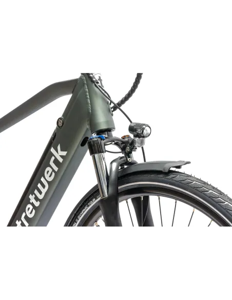 Rower Elektryczny Męski Trekkingowy 28" SHIMANO LCD 250 W Alu Hydraulika