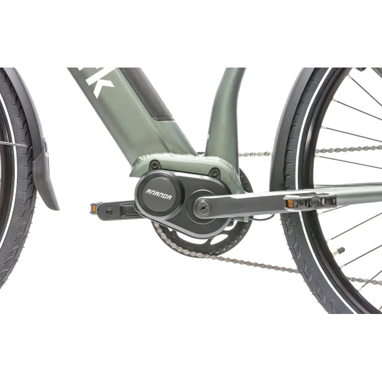 Rower Elektryczny Męski Trekkingowy 28" SHIMANO LCD 250 W Alu Hydraulika