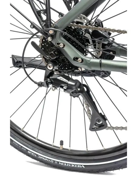 Rower Elektryczny Męski Trekkingowy 28" SHIMANO LCD 250 W Alu Hydraulika