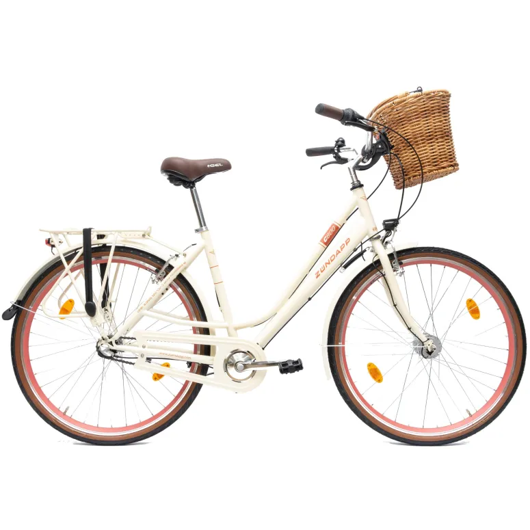 Rower Damski Miejski 28" SHIMANO Nexus Koszyk Błotniki Oświetlenie Dynamo