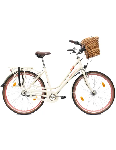 Rower Damski Miejski 28" SHIMANO Nexus Koszyk Błotniki Oświetlenie Dynamo
