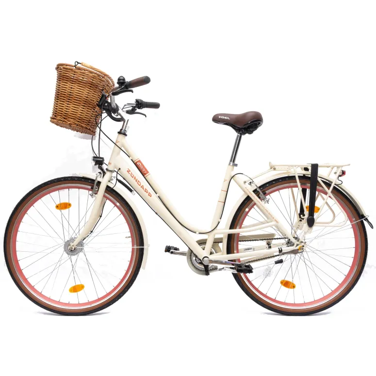 Rower Damski Miejski 28" SHIMANO Nexus Koszyk Błotniki Oświetlenie Dynamo