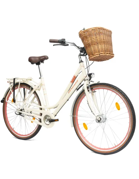 Rower Damski Miejski 28" SHIMANO Nexus Koszyk Błotniki Oświetlenie Dynamo