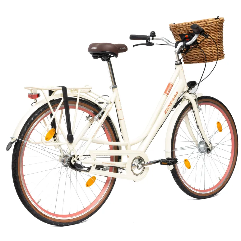 Rower Damski Miejski 28" SHIMANO Nexus Koszyk Błotniki Oświetlenie Dynamo