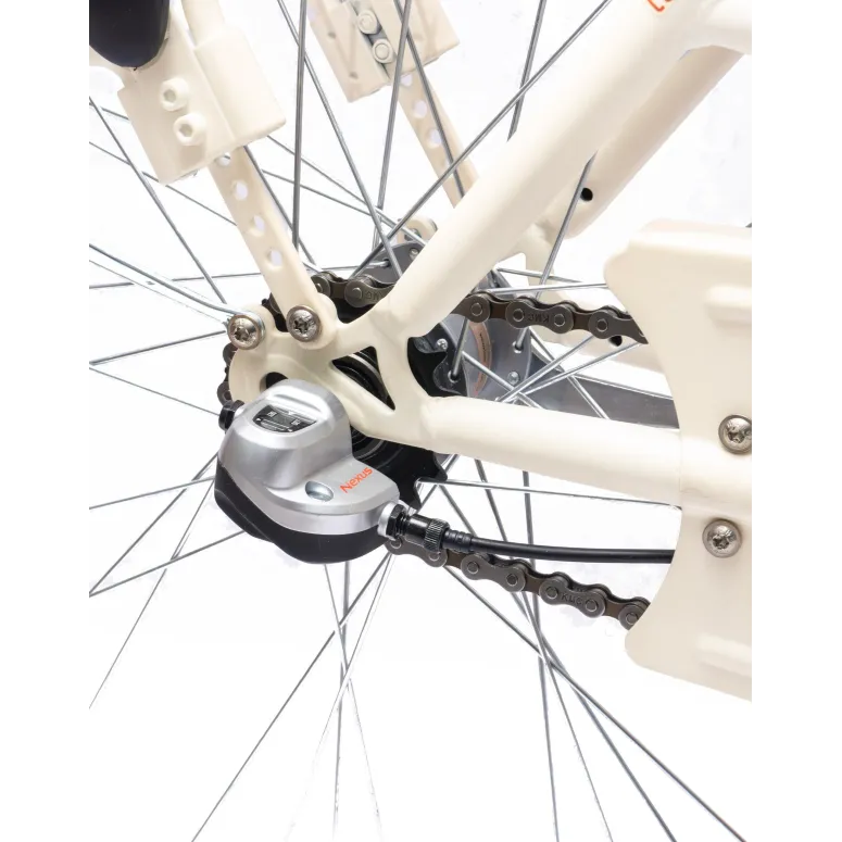 Rower Damski Miejski 28" SHIMANO Nexus Koszyk Błotniki Oświetlenie Dynamo