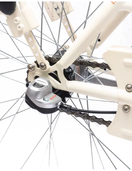Rower Damski Miejski 28" SHIMANO Nexus Koszyk Błotniki Oświetlenie Dynamo