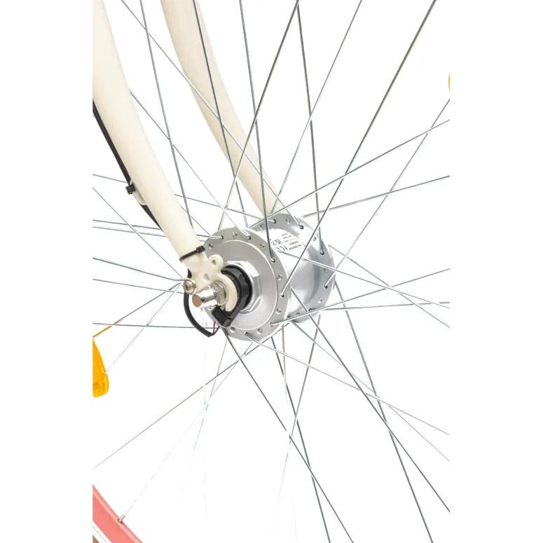 Rower Damski Miejski 28" SHIMANO Nexus Koszyk Błotniki Oświetlenie Dynamo