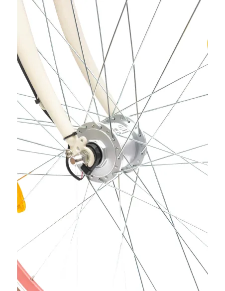 Rower Damski Miejski 28" SHIMANO Nexus Koszyk Błotniki Oświetlenie Dynamo