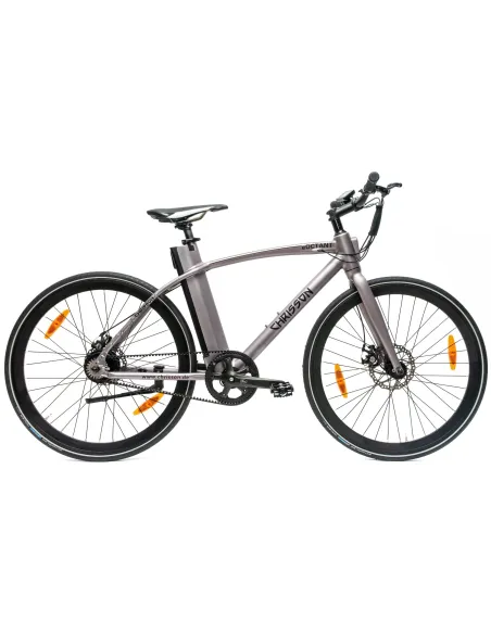 Rower Elektryczny Męski Trekkingowy Koła 28" LCD 250 W Aluminium Tarcze