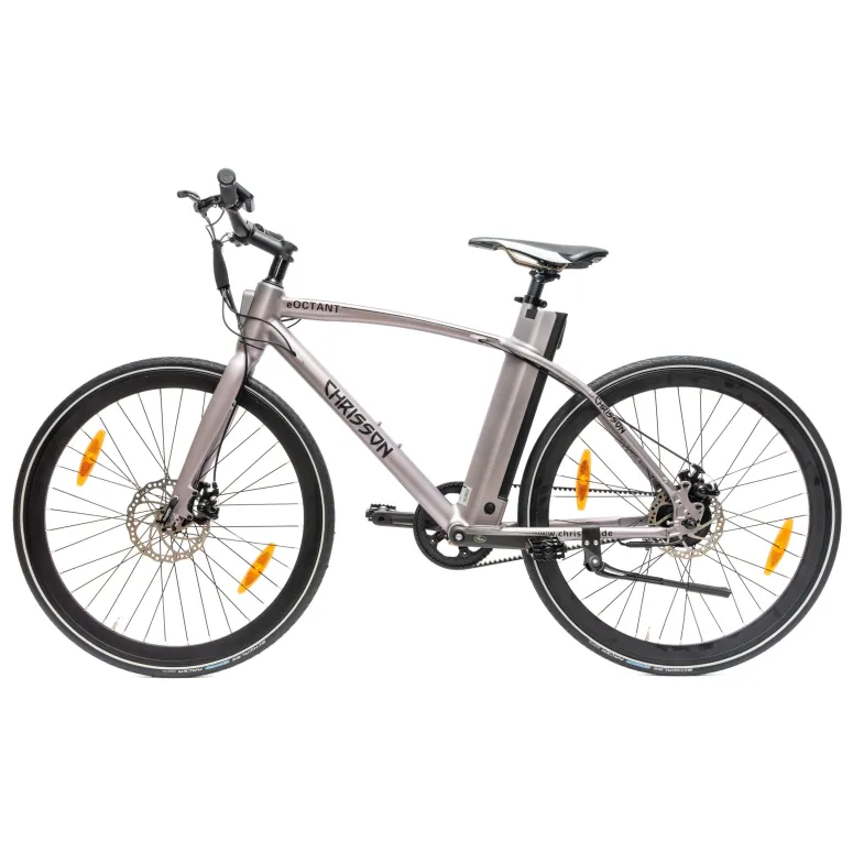 Rower Elektryczny Męski Trekkingowy Koła 28" LCD 250 W Aluminium Tarcze