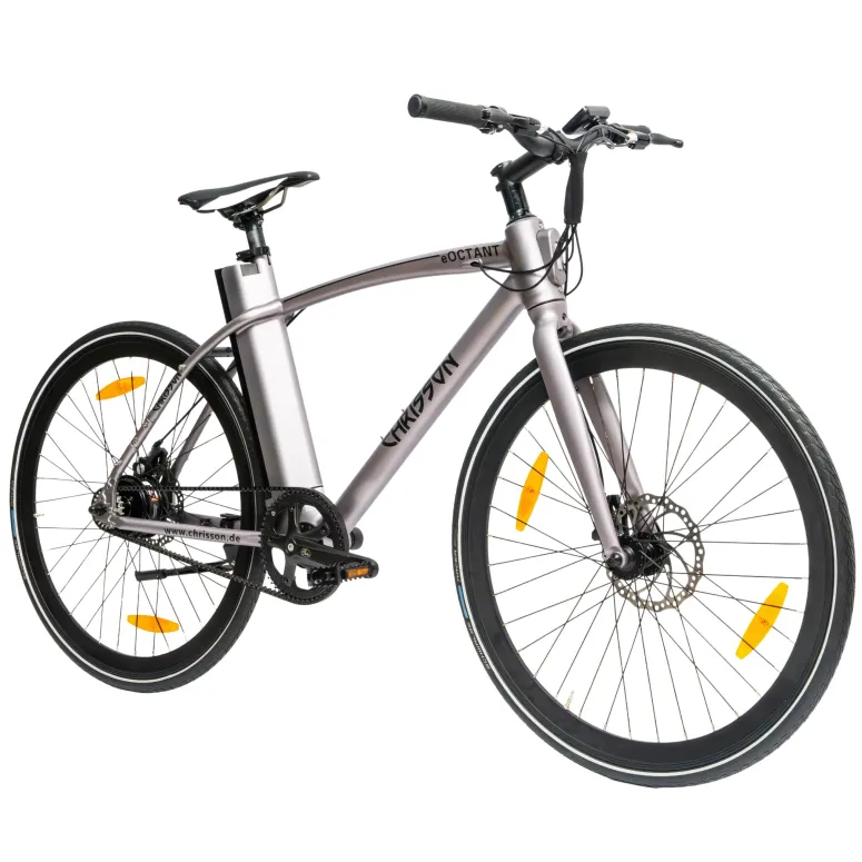 Rower Elektryczny Męski Trekkingowy Koła 28" LCD 250 W Aluminium Tarcze