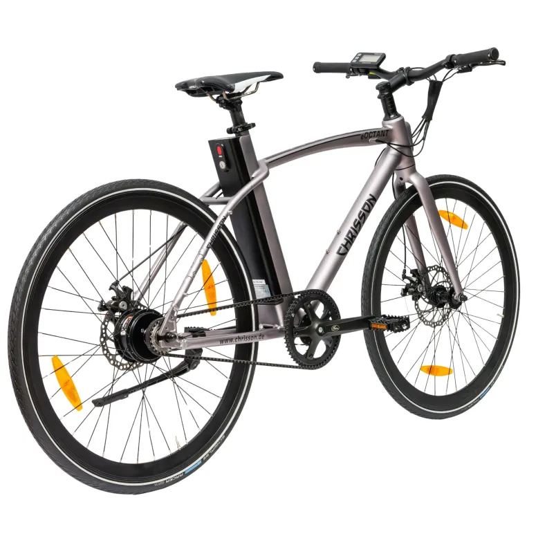 Rower Elektryczny Męski Trekkingowy Koła 28" LCD 250 W Aluminium Tarcze