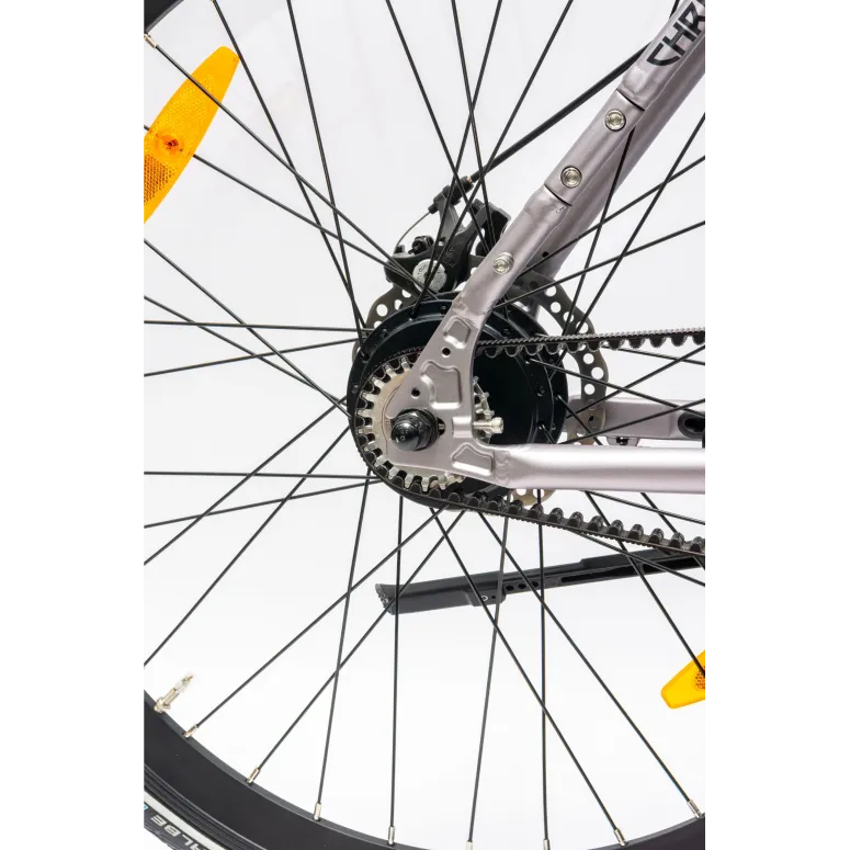 Rower Elektryczny Męski Trekkingowy Koła 28" LCD 250 W Aluminium Tarcze