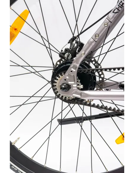 Rower Elektryczny Męski Trekkingowy Koła 28" LCD 250 W Aluminium Tarcze