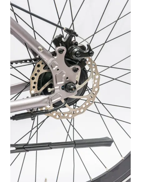 Rower Elektryczny Męski Trekkingowy Koła 28" LCD 250 W Aluminium Tarcze