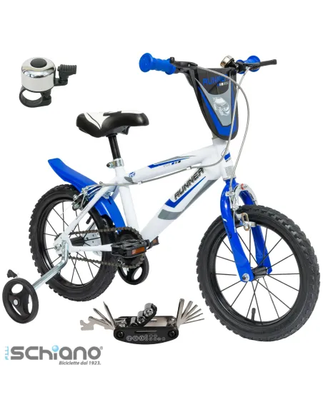 Rower Dziecięcy Chłopięcy Koła 14" Kółka Boczne Błotnik Tarcza 4 lata +