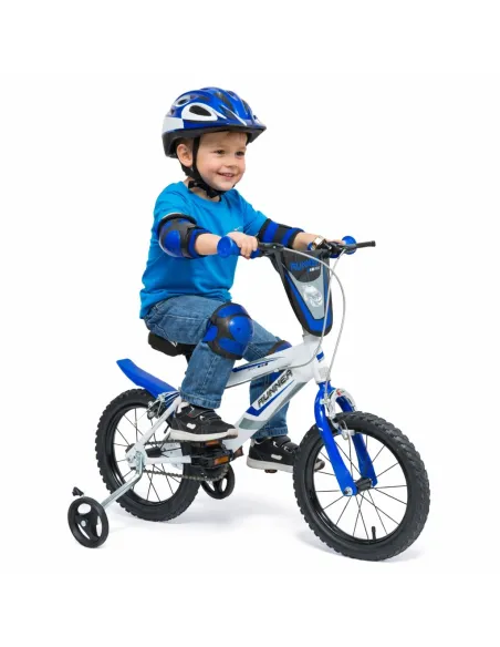 Rower Dziecięcy Chłopięcy Koła 14" Kółka Boczne Błotnik Tarcza 4 lata +