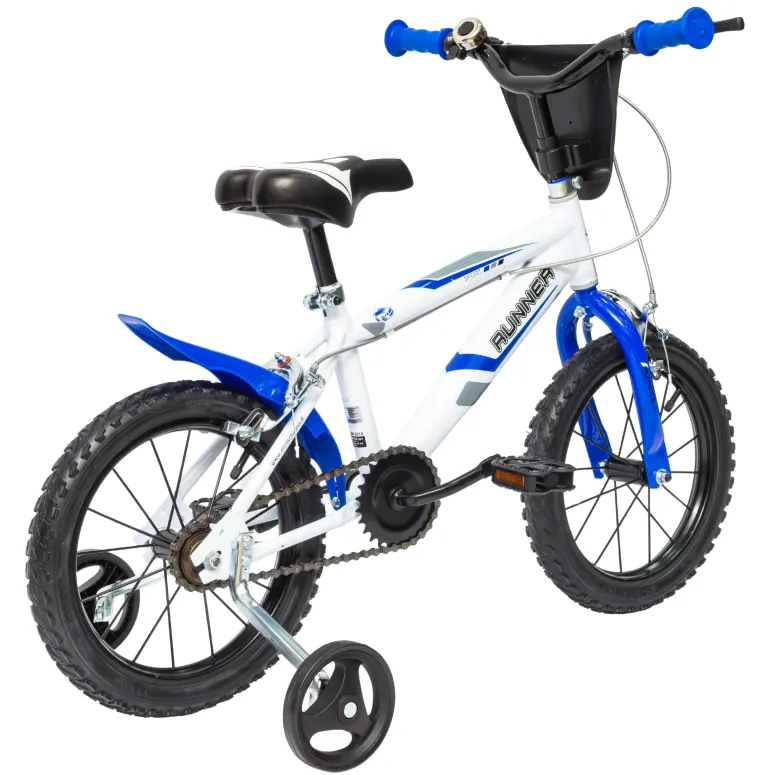 Rower Dziecięcy Chłopięcy Koła 14" Kółka Boczne Błotnik Tarcza 4 lata +