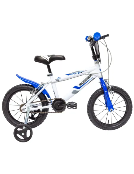 Rower Dziecięcy Chłopięcy Koła 14" Kółka Boczne Błotnik Tarcza 4 lata +