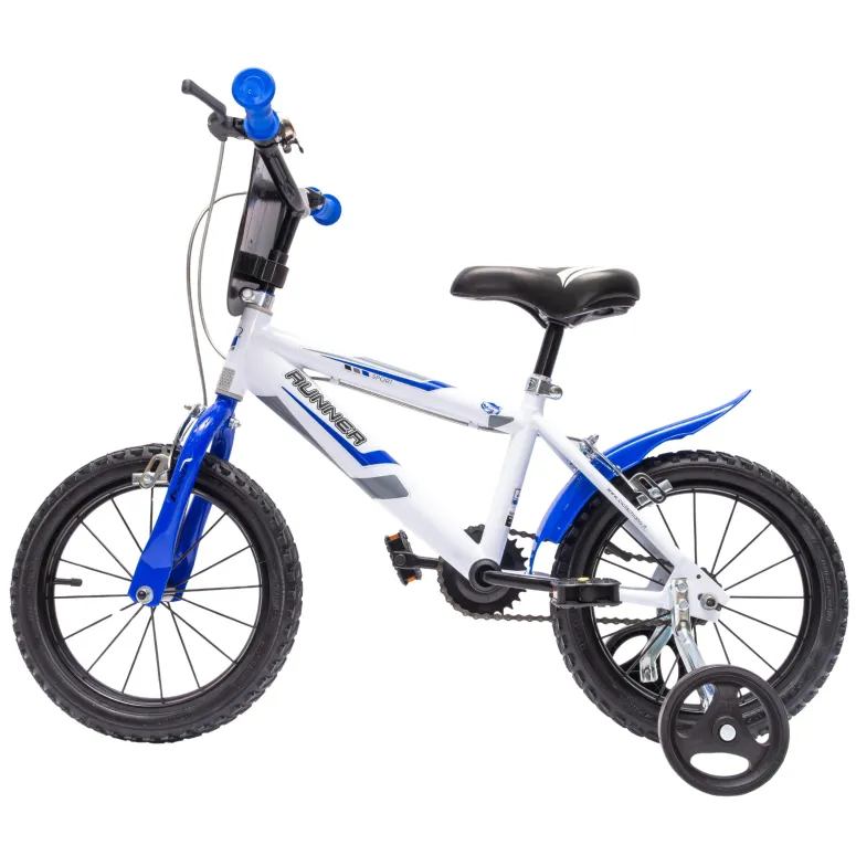 Rower Dziecięcy Chłopięcy Koła 14" Kółka Boczne Błotnik Tarcza 4 lata +