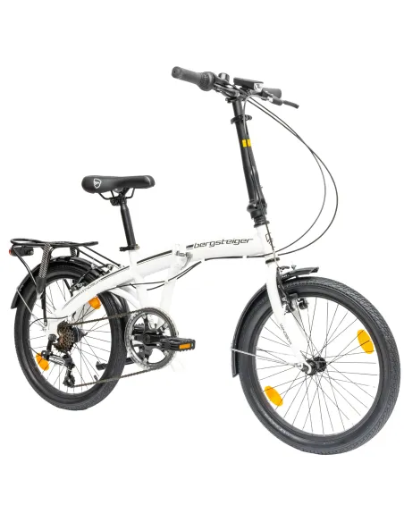 Rower Męski Damski Składany Koła 20" Błotniki Składak Bagażnik Oświetlenie