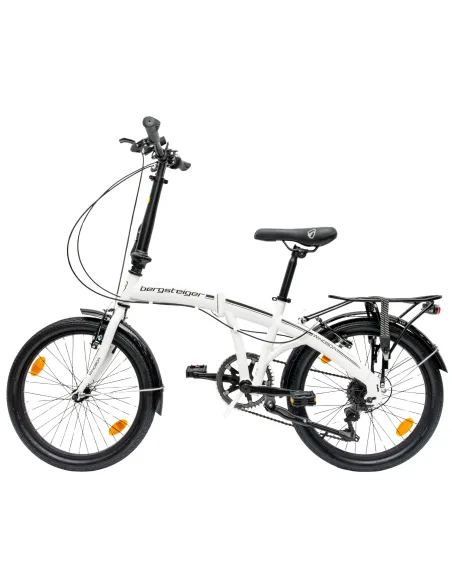 Rower Męski Damski Składany Koła 20" Błotniki Składak Bagażnik Oświetlenie