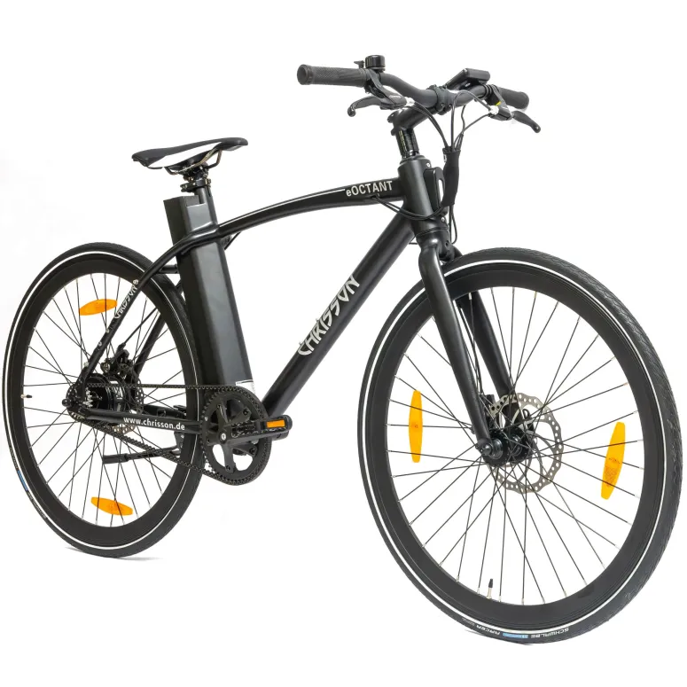 Rower Elektryczny Męski Trekkingowy 28" LCD 250 W ALU Oświetlenie Stopka