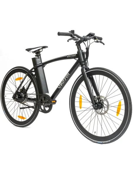 Rower Elektryczny Męski Trekkingowy 28" LCD 250 W ALU Oświetlenie Stopka