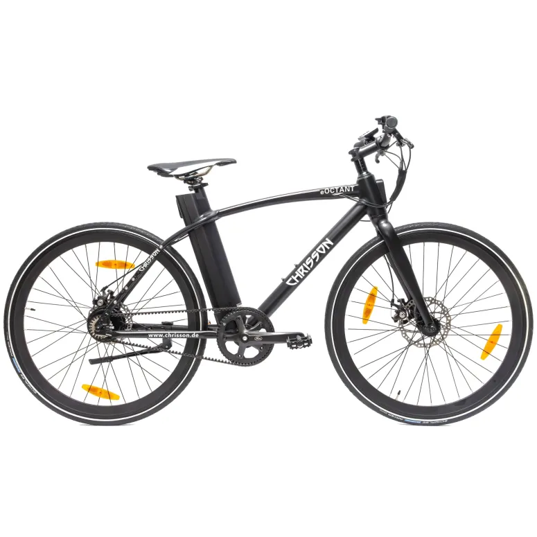 Rower Elektryczny Męski Trekkingowy 28" LCD 250 W ALU Oświetlenie Stopka