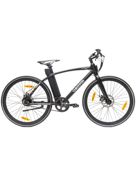 Rower Elektryczny Męski Trekkingowy 28" LCD 250 W ALU Oświetlenie Stopka