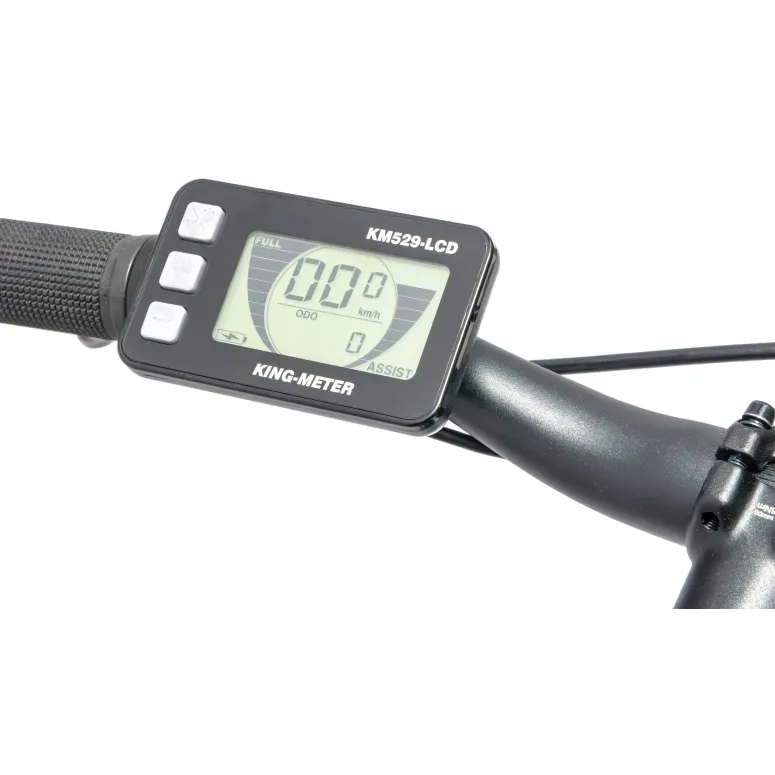 Rower Elektryczny Męski Trekkingowy 28" LCD 250 W ALU Oświetlenie Stopka