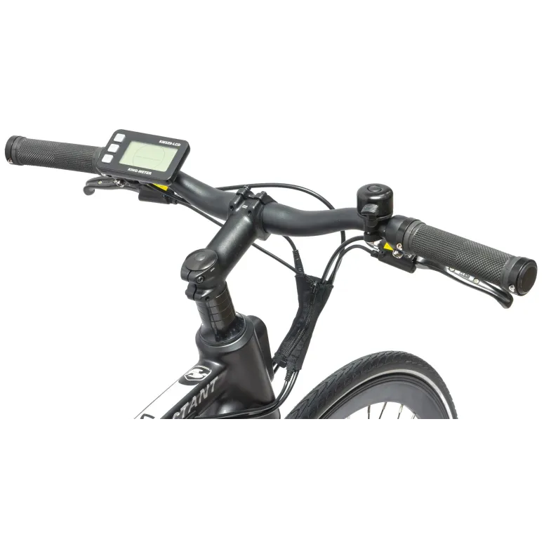 Rower Elektryczny Męski Trekkingowy 28" LCD 250 W ALU Oświetlenie Stopka