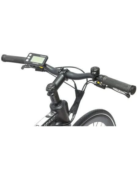 Rower Elektryczny Męski Trekkingowy 28" LCD 250 W ALU Oświetlenie Stopka