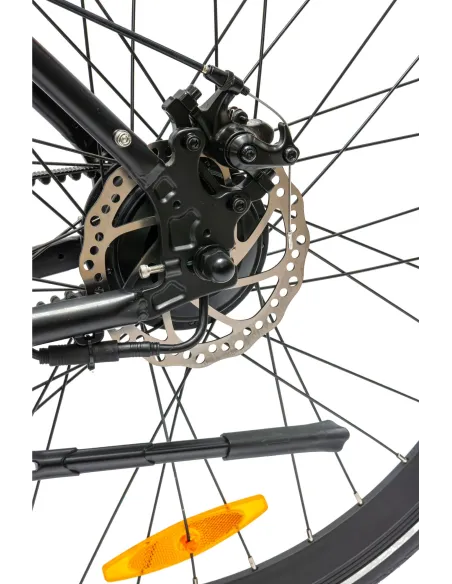 Rower Elektryczny Męski Trekkingowy 28" LCD 250 W ALU Oświetlenie Stopka