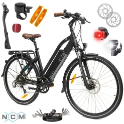 Rower Elektryczny Męski Damski Miejski Koła 28" SHIMANO Hydraulika 13 Ah