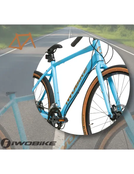 Rower Męski Gravel 27,5" Shimano Claris Tarcze Aluminium IWOBIKE 2025 Lekki