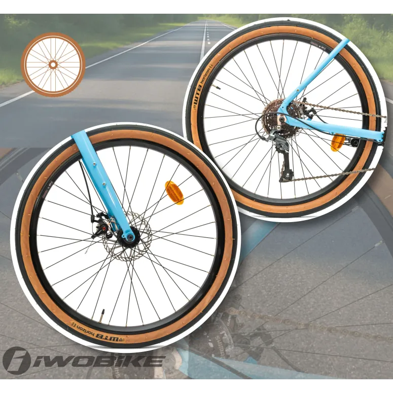 Rower Męski Gravel 27,5" Shimano Claris Tarcze Aluminium IWOBIKE 2025 Lekki