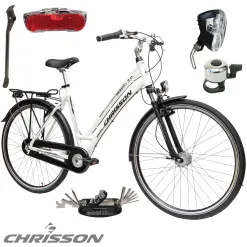 Rower Damski Trekkingowy Koła 28" SHIMANO Nexus Oświetlenie Dynamo Stopka