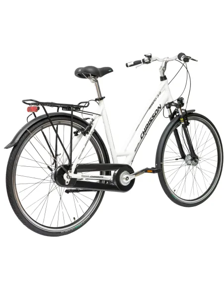 Rower Damski Trekkingowy Koła 28" SHIMANO Nexus Oświetlenie Dynamo Stopka