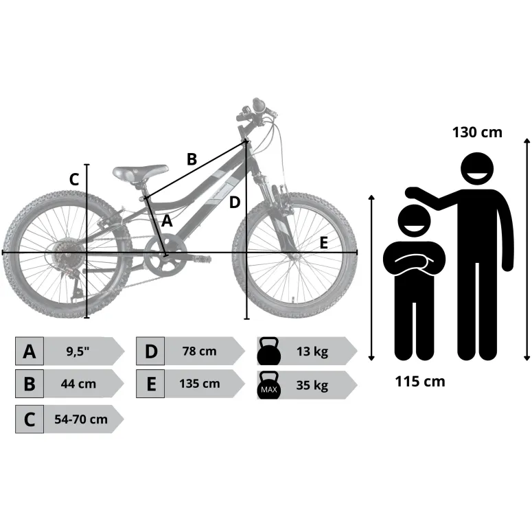 Rower Dziecięcy 18" Dziewczęcy Chłopięcy Dzwonek Stopka Odblaski Saiguan