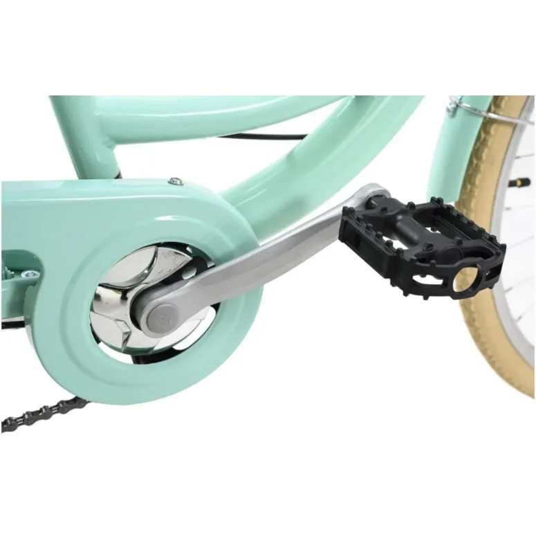 Rower Damski Miejski Koła 26 Dziewczęcy SHIMANO Koszyk Oświetlenie Bagażnik