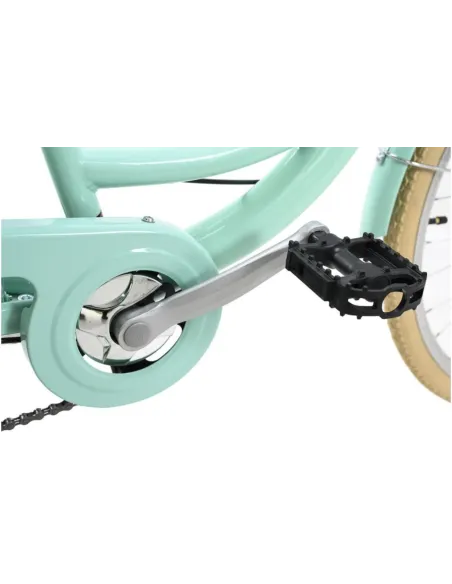 Rower Damski Miejski Koła 26 Dziewczęcy SHIMANO Koszyk Oświetlenie Bagażnik