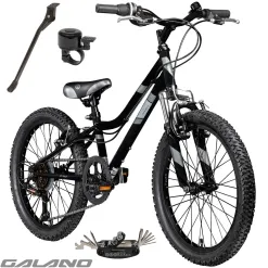 Rower Dziecięcy 20" Dziewczęcy Chłopięcy Dzwonek Stopka Odblaski Saiguan