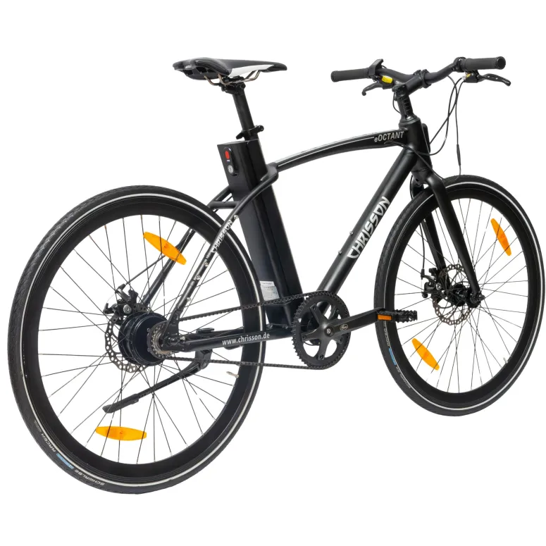 Rower Elektryczny Męski Miejski 28" LCD 250 W Aluminium Oświetlenie Stopka